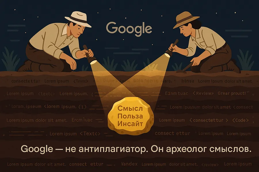 Google оценивает контент по намерению пользователя